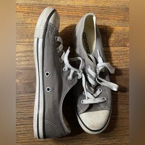 Converse All Star Shoes Womens Grey Size 7